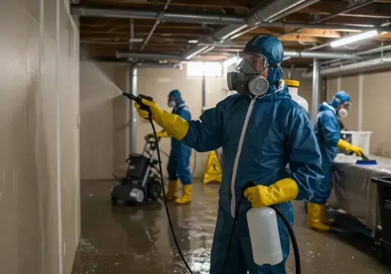 Basement Sanitization and Antimicrobial Treatment process in Callahan County, TX